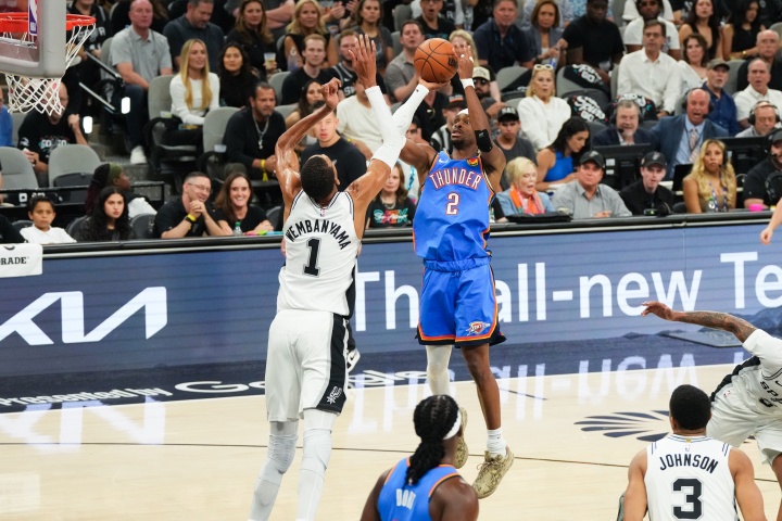 NBA官网实力榜：马刺雷霆尼克斯前三 76人4 火箭6 湖人12 勇士24