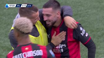 [进球视频] 米兰3-0扩大比分！拉比奥头球后蹭助攻，希拉头球攻门得手！