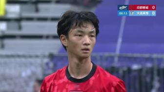 [射门被挡]蓉城攻势如潮！杨明洋远射被英博球员挡出